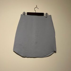 Light Grey Mini Skirt
